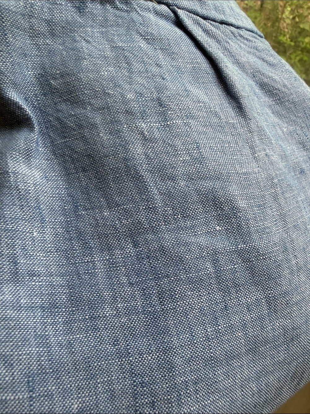 Tahari Blue Linen Shorts with Elastic Waist XS - Picture 9 of 10